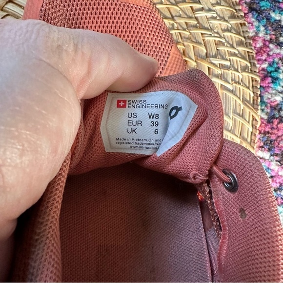 On Running Cloud X Sneaker Orange Womens Size 8 - Picture 11 of 11
